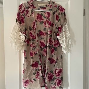 Stone Cold Fox Rose Robe